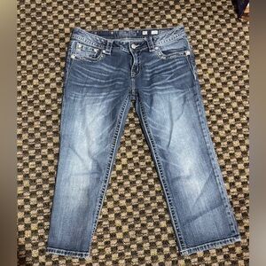 Miss Me Medium Wash Blue Straight Leg Jeans